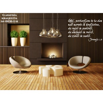 Stenske nalepke - Glej, postavljam te ta dan nad narode in kraljestva